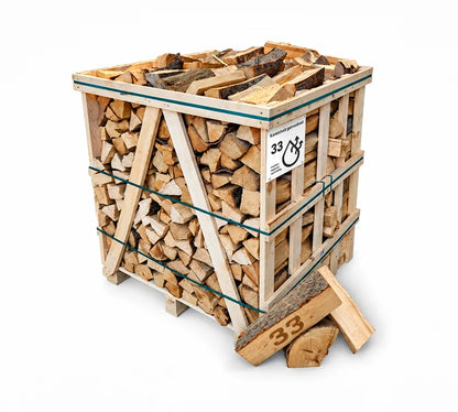 Brennholz Buche kammergetrocknet 30–33 cm (1RM)