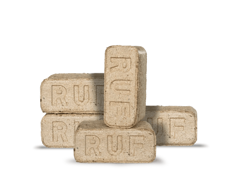 Heizfuxx RUF Original Blue Holzbriketts Nadelholz 10kg x 30 Gebinde 300kg Palette