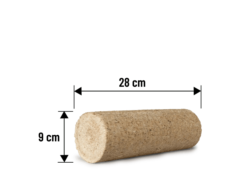 Heizfuxx Nestro XL Blue Holzbriketts Nadelholz 10kg x 96 Gebinde 960kg Palette