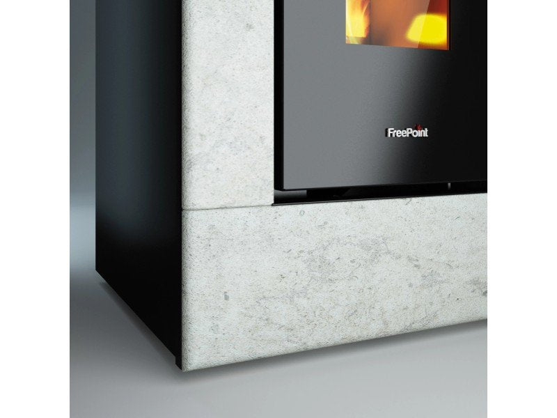 Freepoint Pelletofen Vega Naturstein 10,5 kW mit Automatik