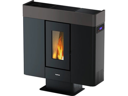 Freepoint Pelletofen Moon Stahl Titan 10 kW mit Automatik