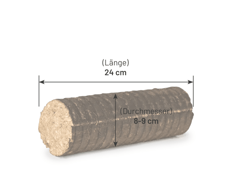 Heizfuxx Nestro M Holzbriketts Hartholz im Karton 12kg x 81 Karton 972kg Palette