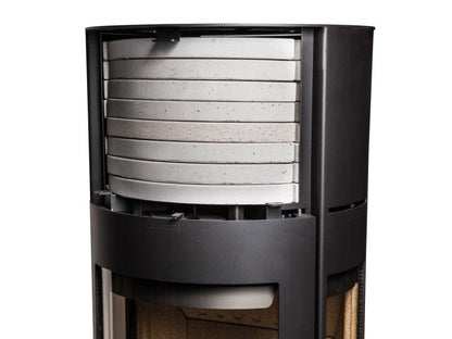 Aduro Kaminofen 9 Stahl-Verkleidung Schwarz 6 kW EEK: A+