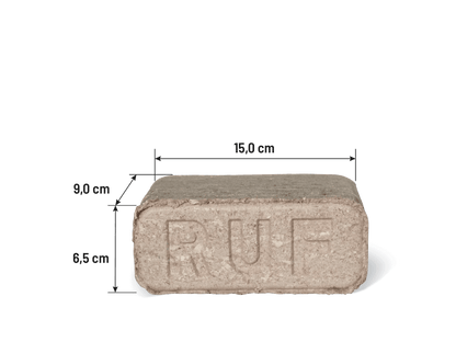 Heizfuxx RUF Original Red Holzbriketts Hartholz 10kg x 30 Gebinde 300kg Palette