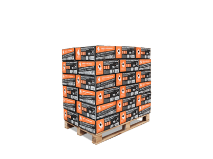 Heizfuxx BBQ-Buchenholzbriketts 18kg x 18 Gebinde 324kg Palette