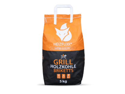 Heizfuxx Grillbriketts 5kg x 130 Sack 650kg Palette