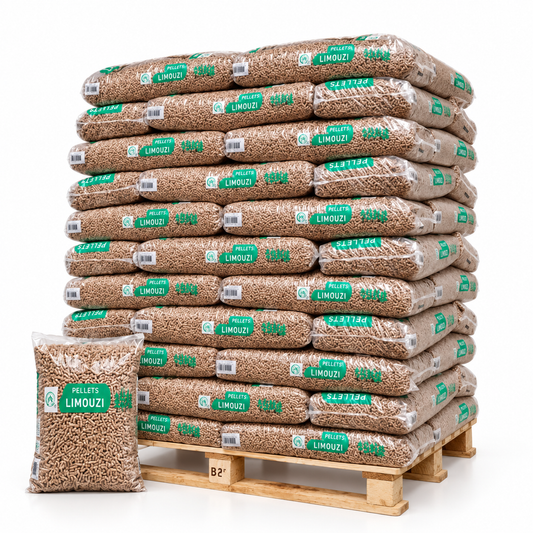 Valboval Holzpellets – 65 × 15 kg Palette – 100 % Nadelholz, DINplus