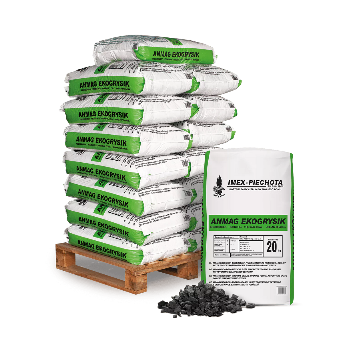 Steinkohle 5 – 15 mm 50 x 20 kg