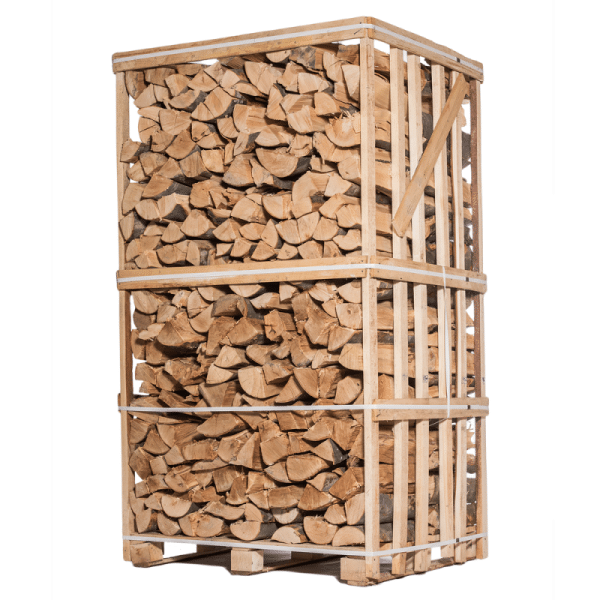 Kaminholz 45 cm – Mischung Hartholz (Eiche, Hainbuche, Buche, Esche) – 2 m³ – 2.6 Ster – luftgetrocknet