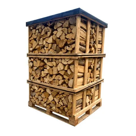 Kaminholz 30 cm – Palette mit 3 Ster – 100 % Laubholz – NF-zertifiziert