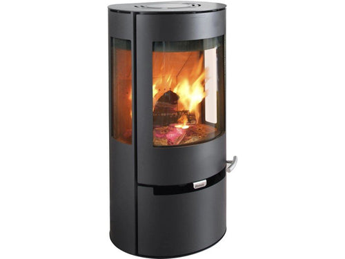 Aduro Kaminofen 9 Stahl-Verkleidung Schwarz 6 kW EEK: A+