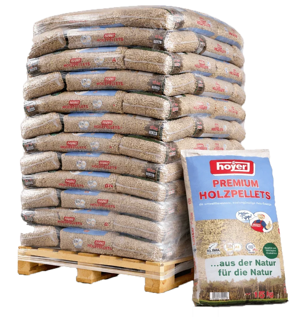 Hoyer Holzpellets ENplus A1 990kg 66 Saecke hoher Heizwert