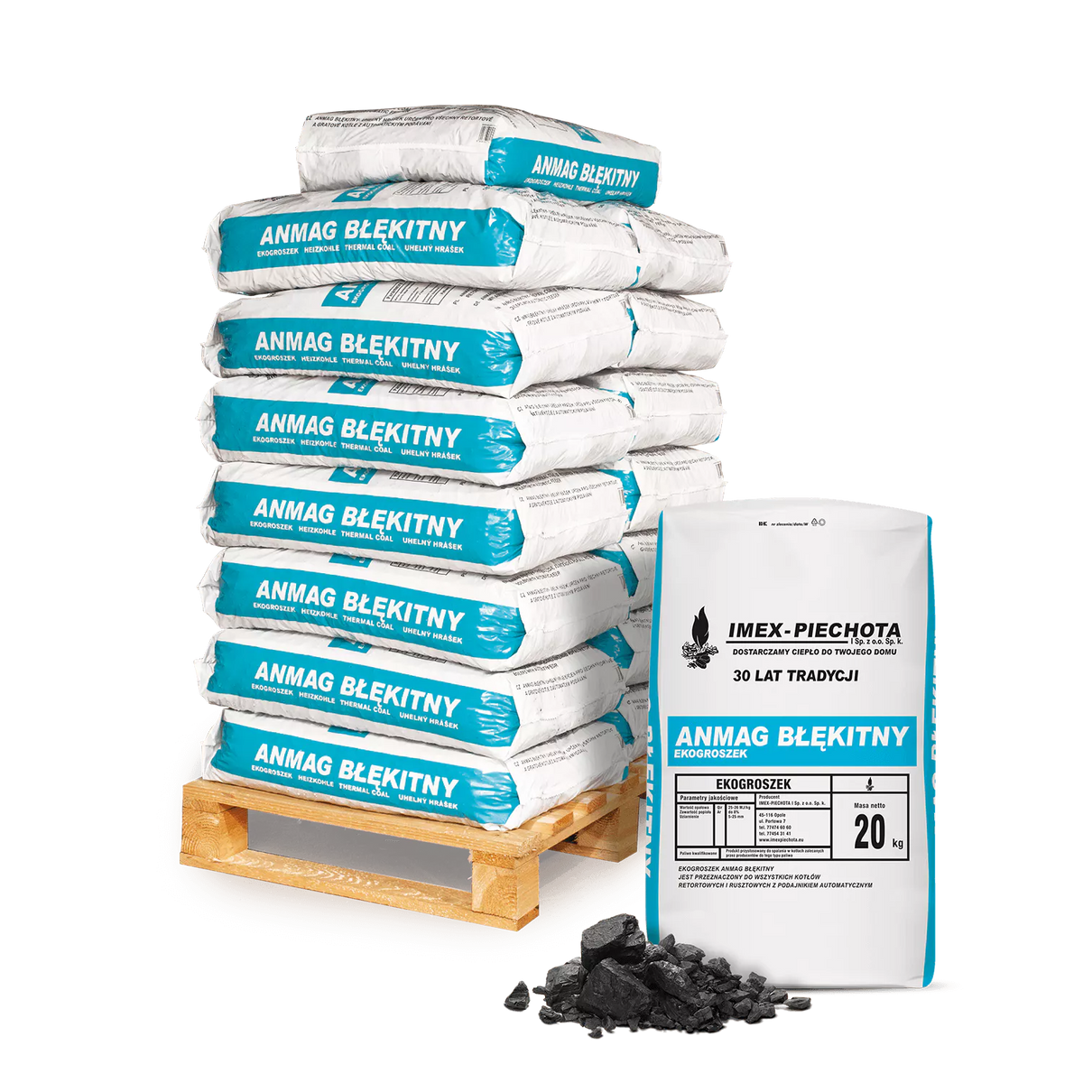 Steinkohle 5 – 25 mm 15 x 20 kg