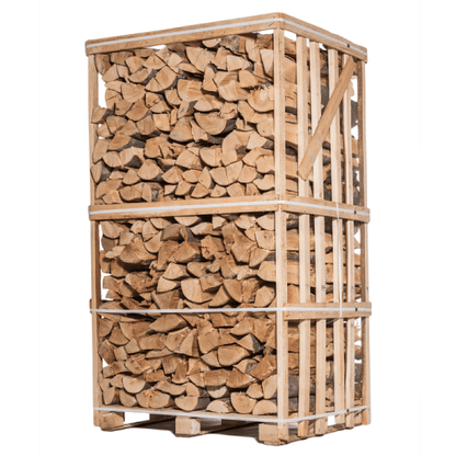 Kaminholz 45 cm – Mischung Hartholz (Eiche, Hainbuche, Buche, Esche) – 2 m³ – 2.6 Ster – luftgetrocknet